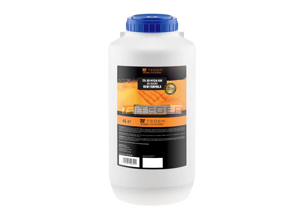 

Żel do mycia rąk na sucho New Formula 4l Teger