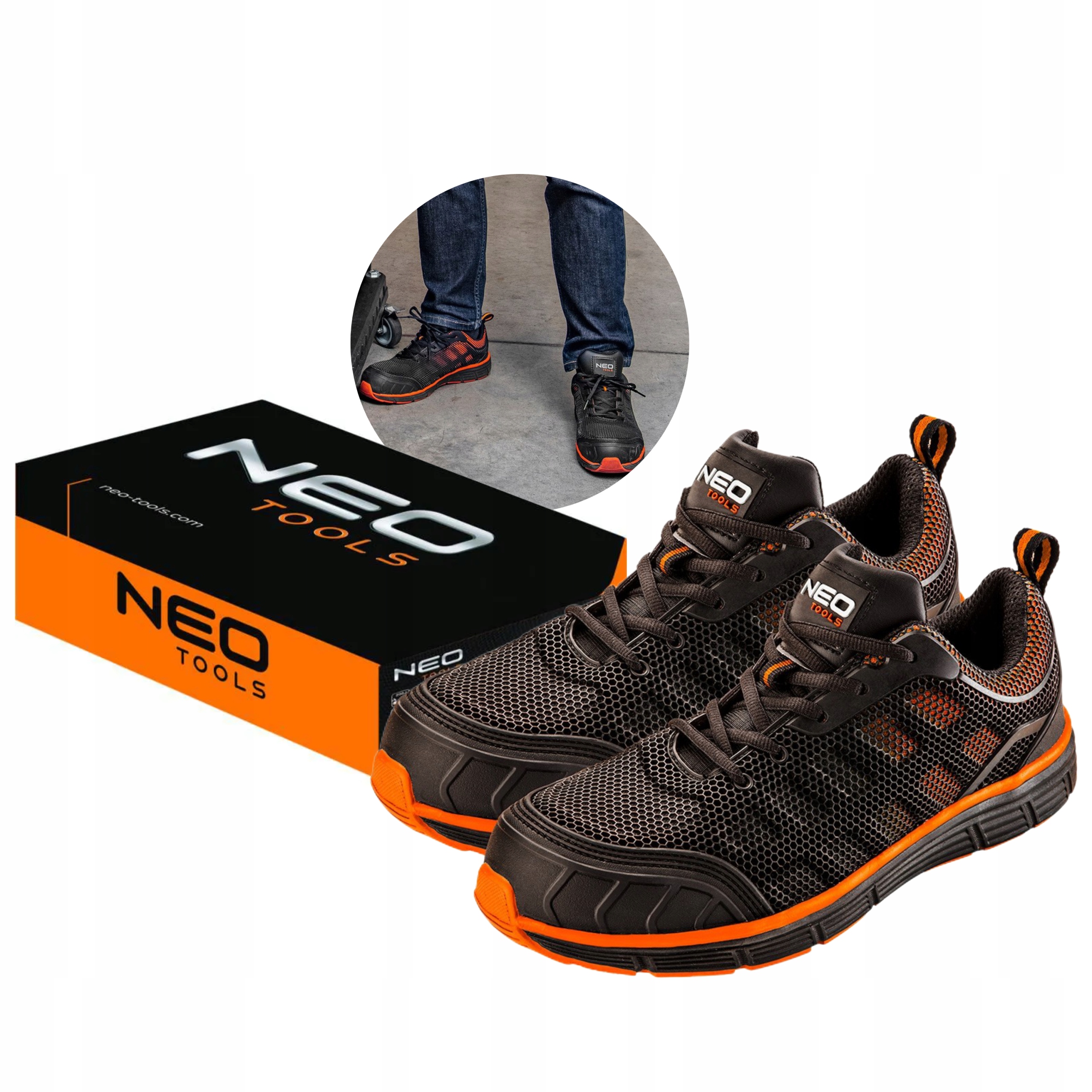 

Buty Robocze Oddychające Neo Tools 82-095 r.44