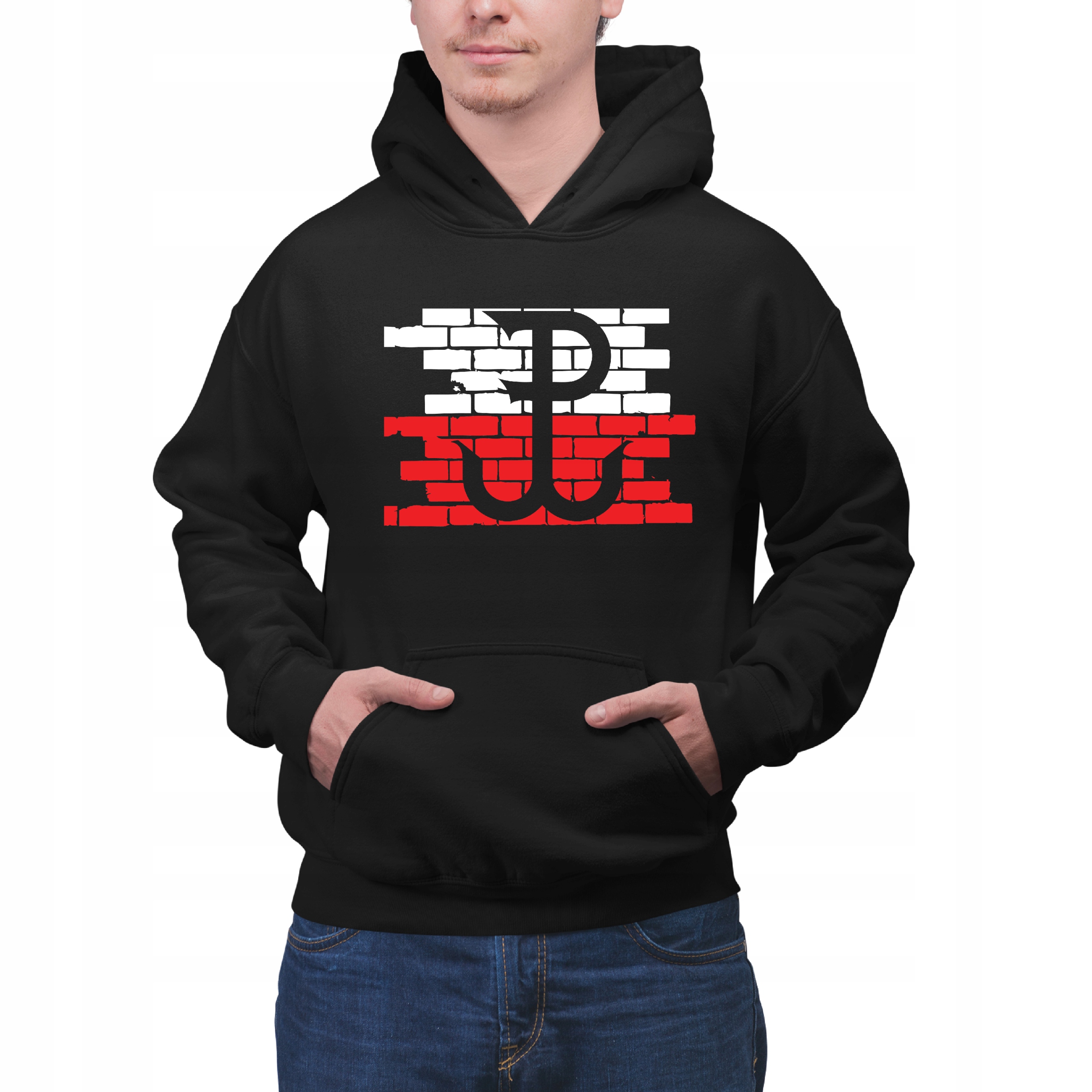 

Bluza Dla Niego Kotwica Polska Walcząca Mur Biały