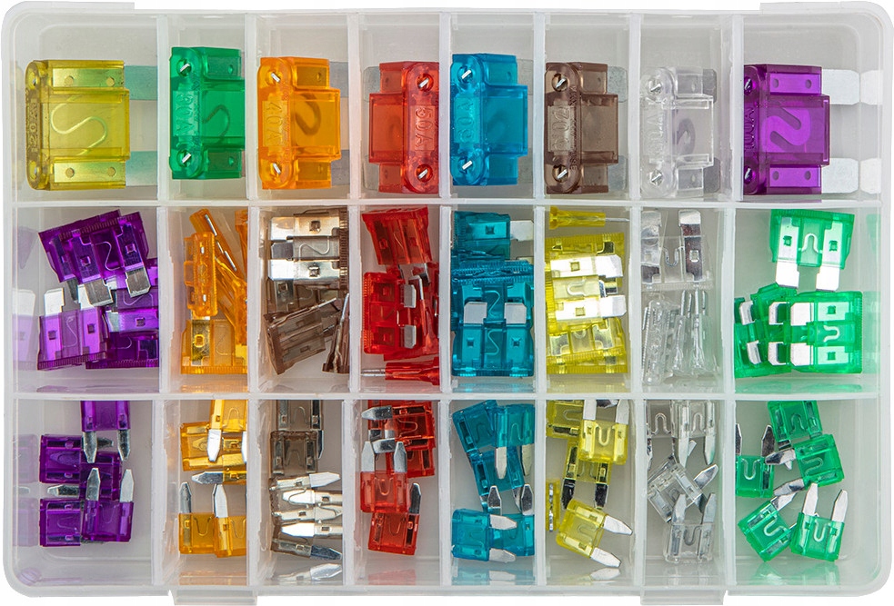 

Neo Zestaw Bezpieczniki Samochodowe 88szt 3A-100A