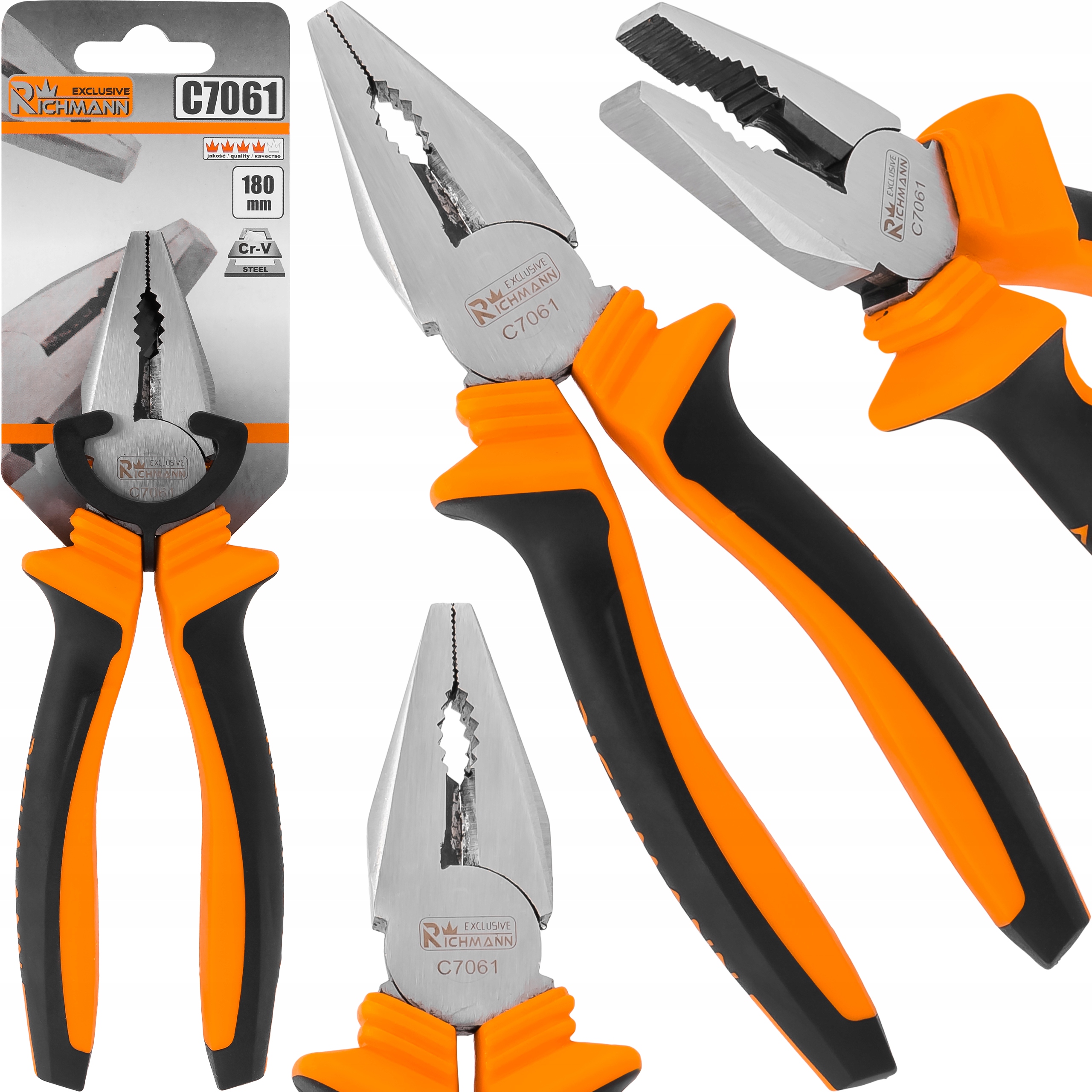 

Kombinerki Szczypce Uniwersalne 180mm CrV Richmann