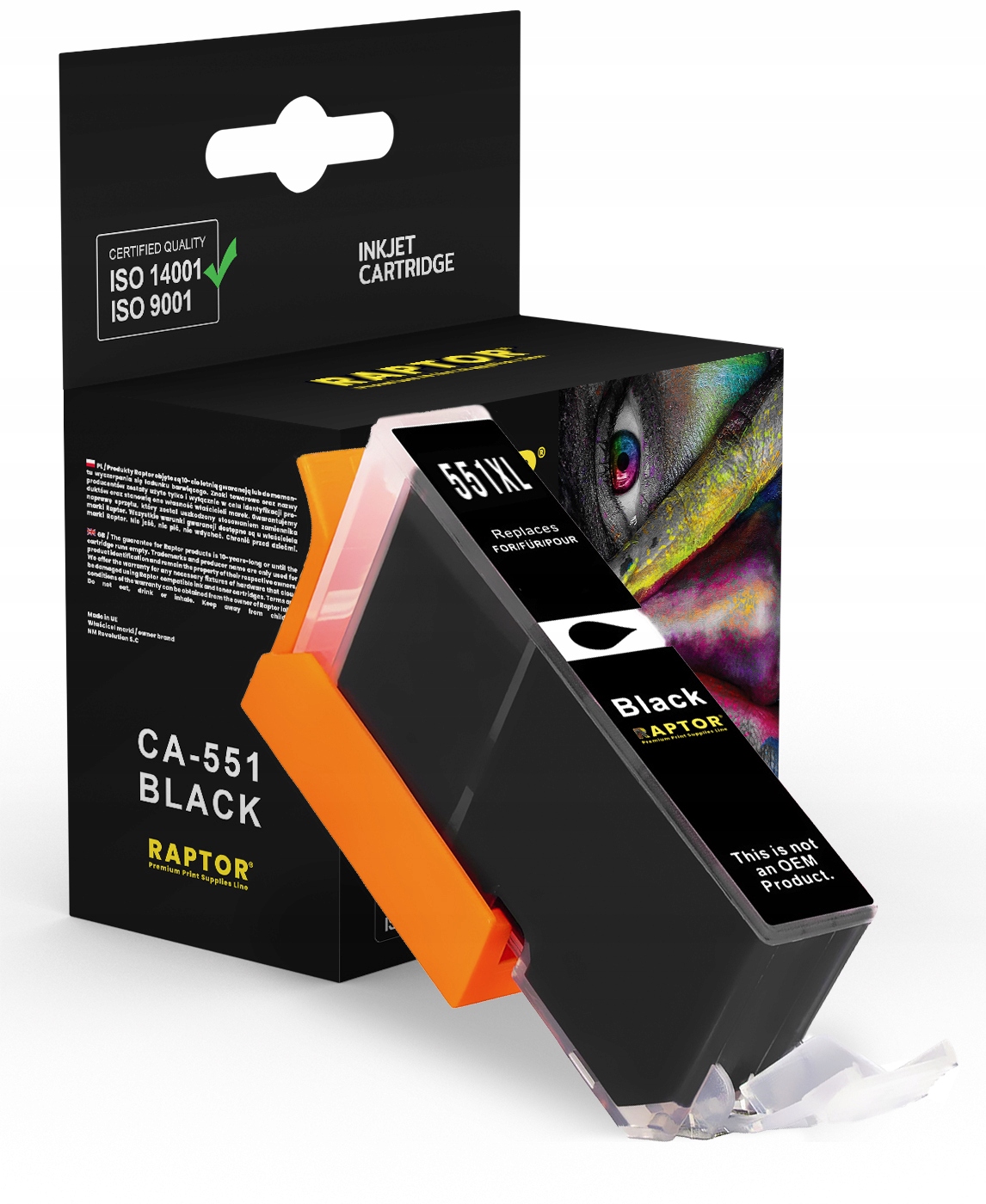 

Tusz CLI550XL Do Canon MG6450 MG6600 MG6650 MG7100