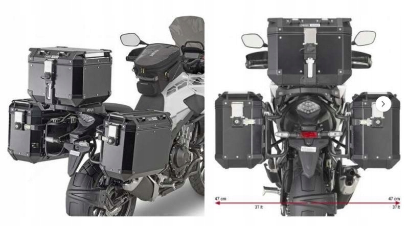 Kappa Rám Bočných Kufrov Monokey Kfr K'force Alu Honda Cb 500 X (19-23)