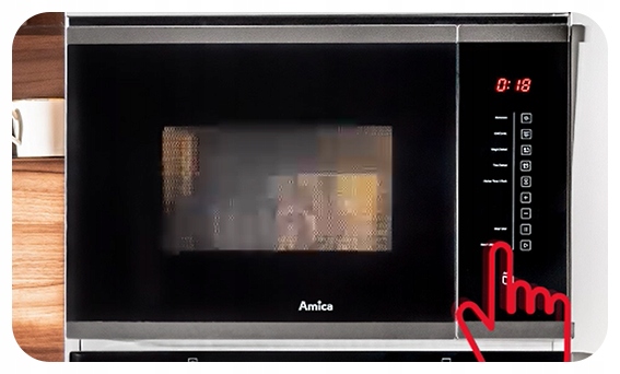 Kuchenka mikrofalowa AMICA AMMB25E2GI X-TYPE 25l Czarny/Inox GRILL Timer Marka Amica