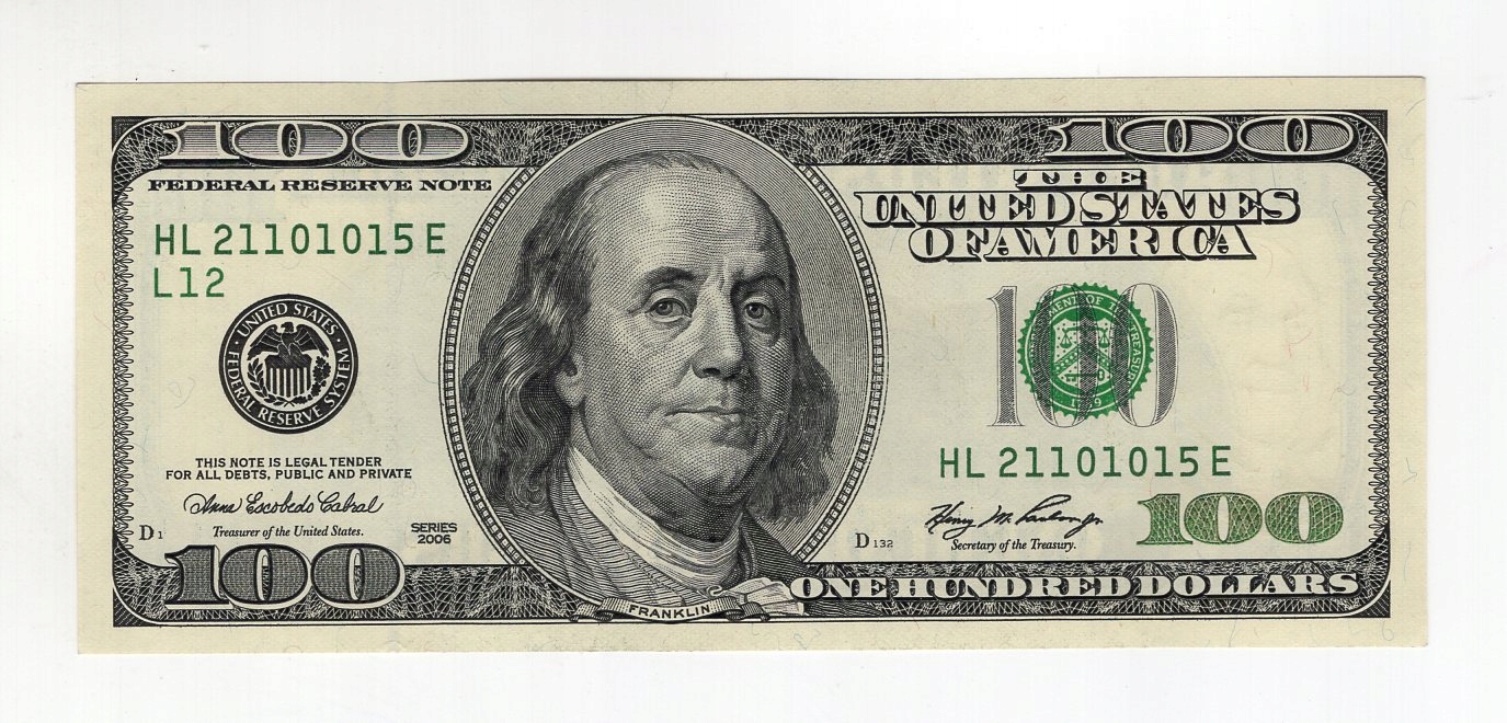 USA 100 dolarów 2006