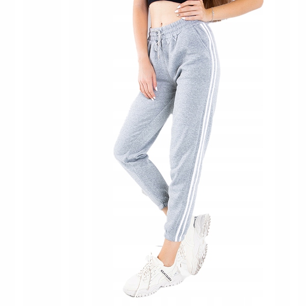 

HL-541 Grey Szare Spodnie Dresy Damskie S/m 37