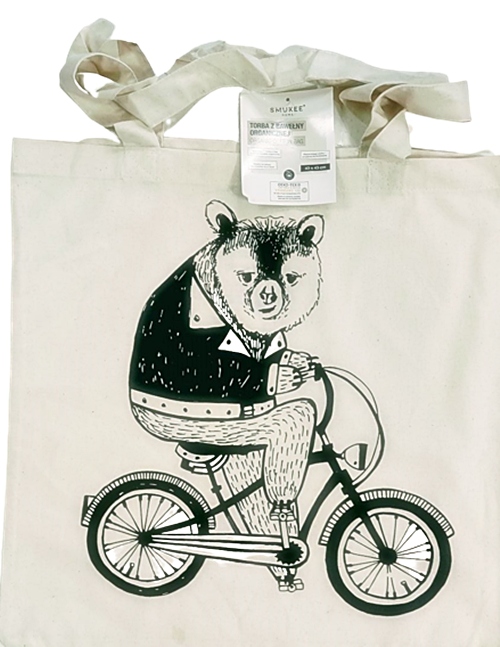 

Torba zakupowa z bawełny organicznej Eco 43x43 cm