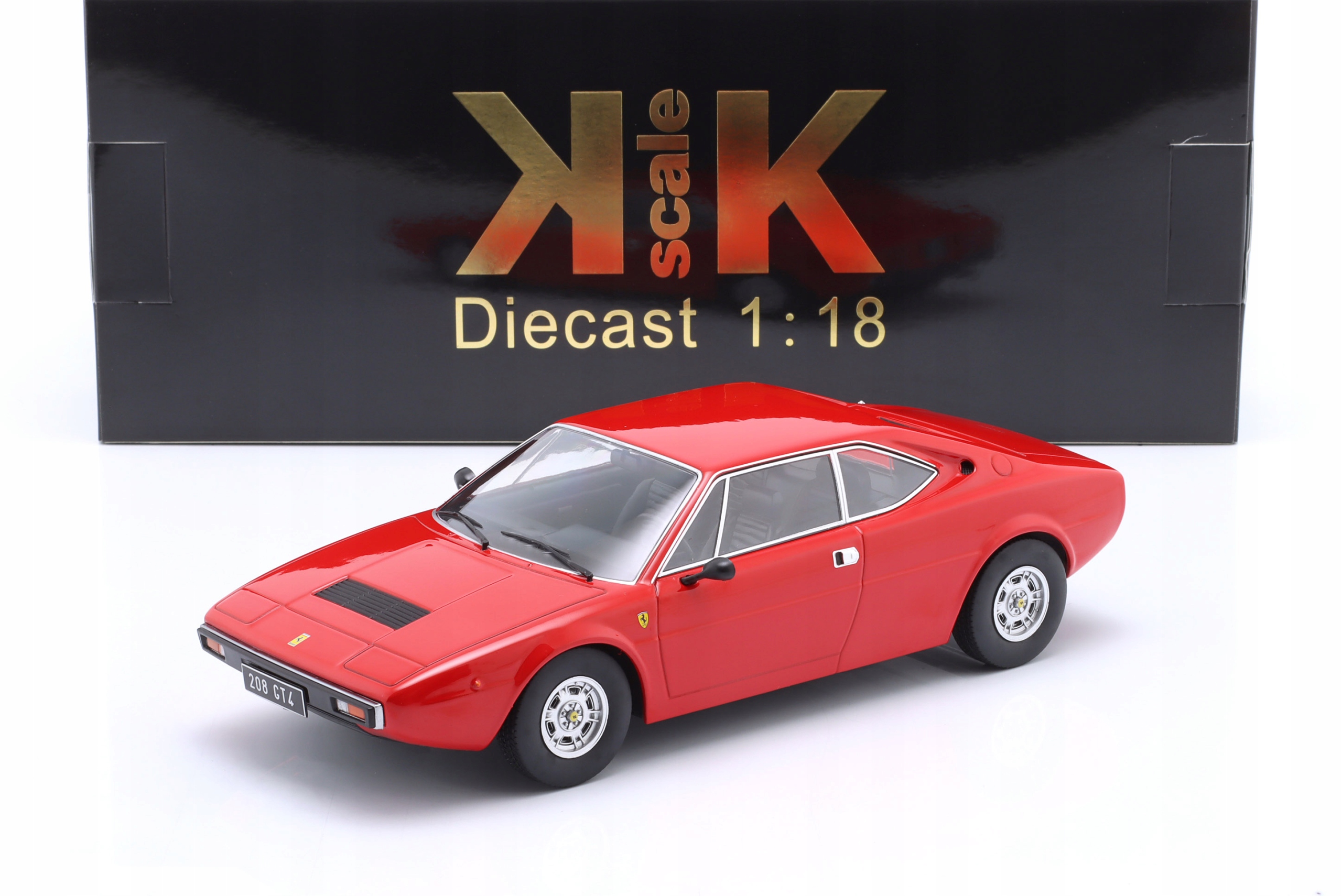 Kk Scale Ferrari 208 GT4 1975 Rosso 1:18