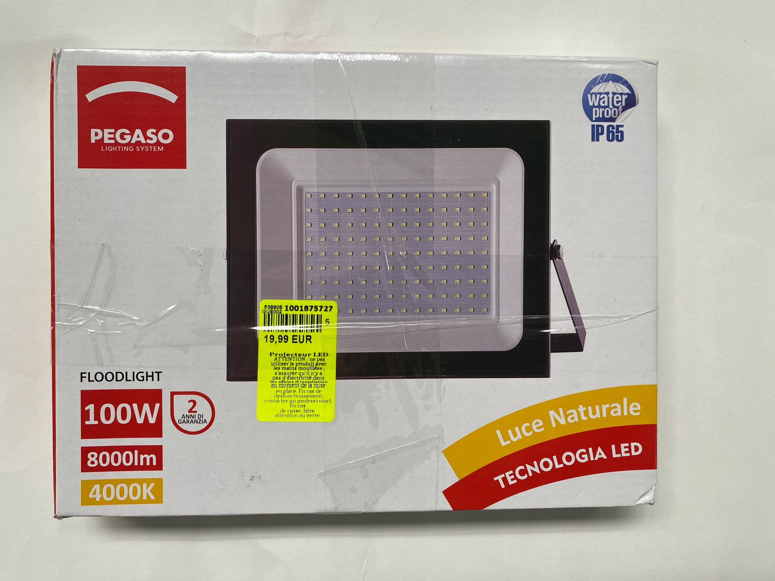 PEGASO Lighting System - FLOODLIGHT 100W 8000lm