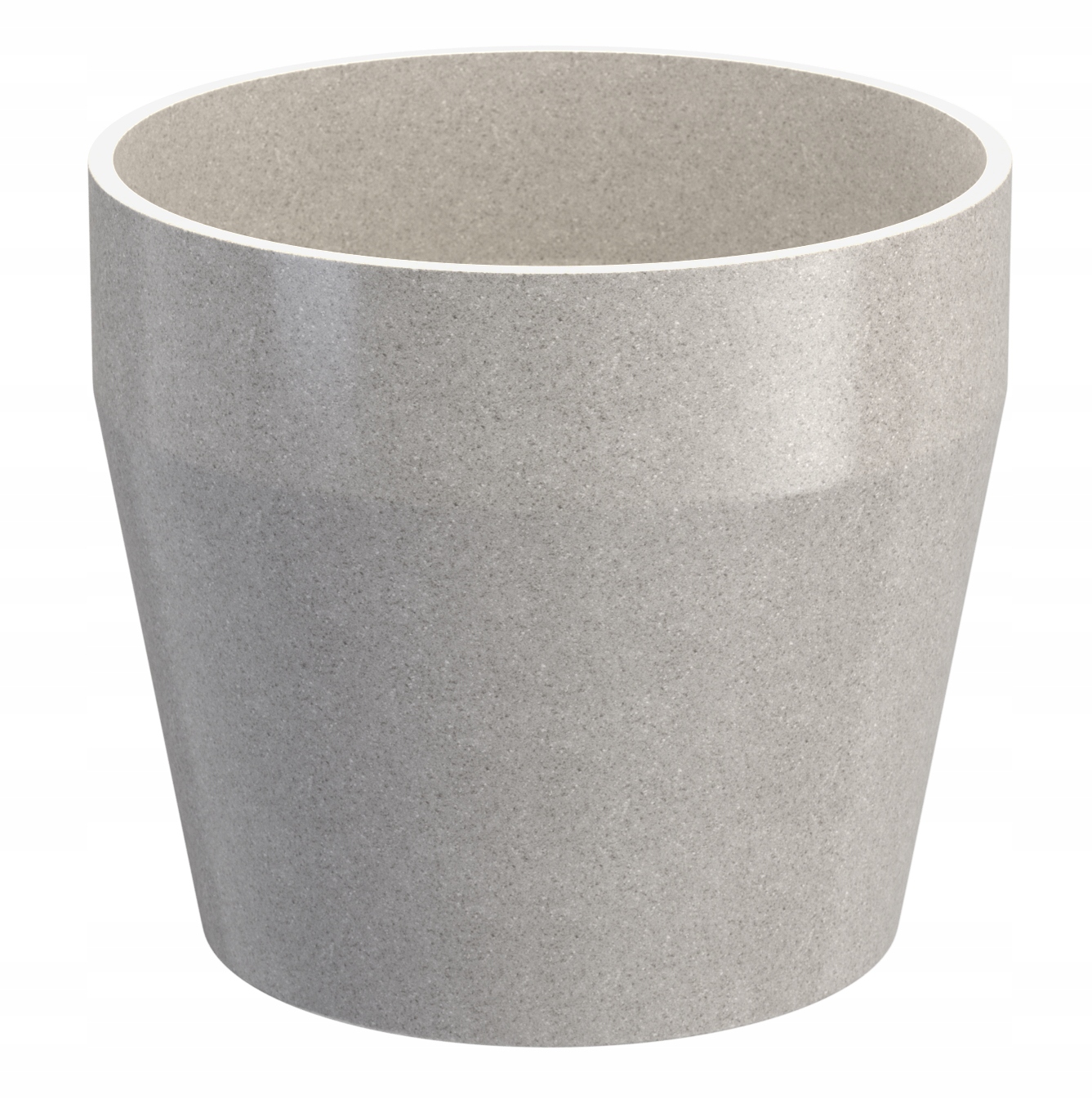 Béžová Oválna Kvetináčka Florina M na terasu Granitová