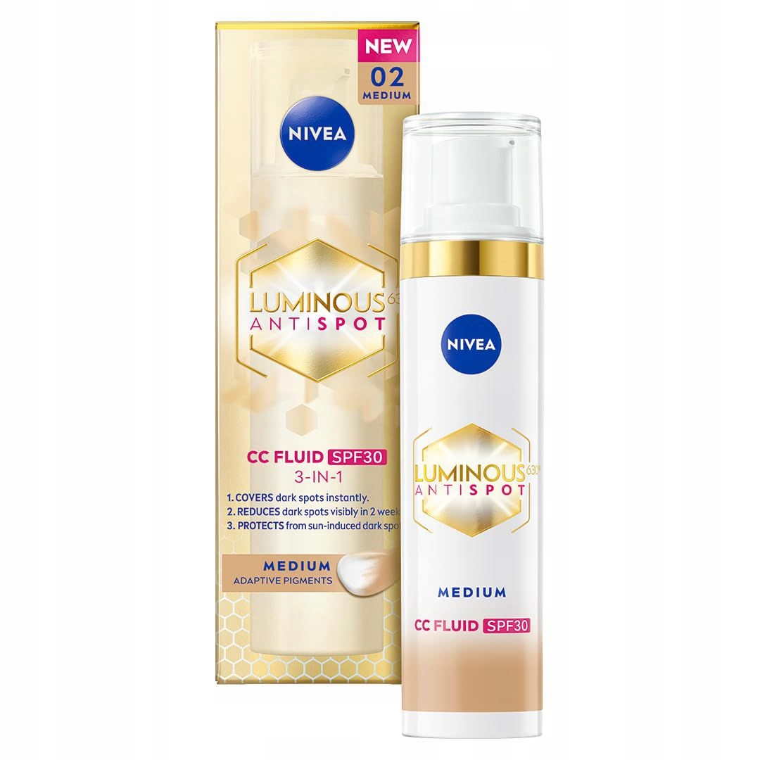 Nivea CC Cream Cellular LUMINOUS630 Spf 30 40 ML Shade: Medium Pro Ženy
