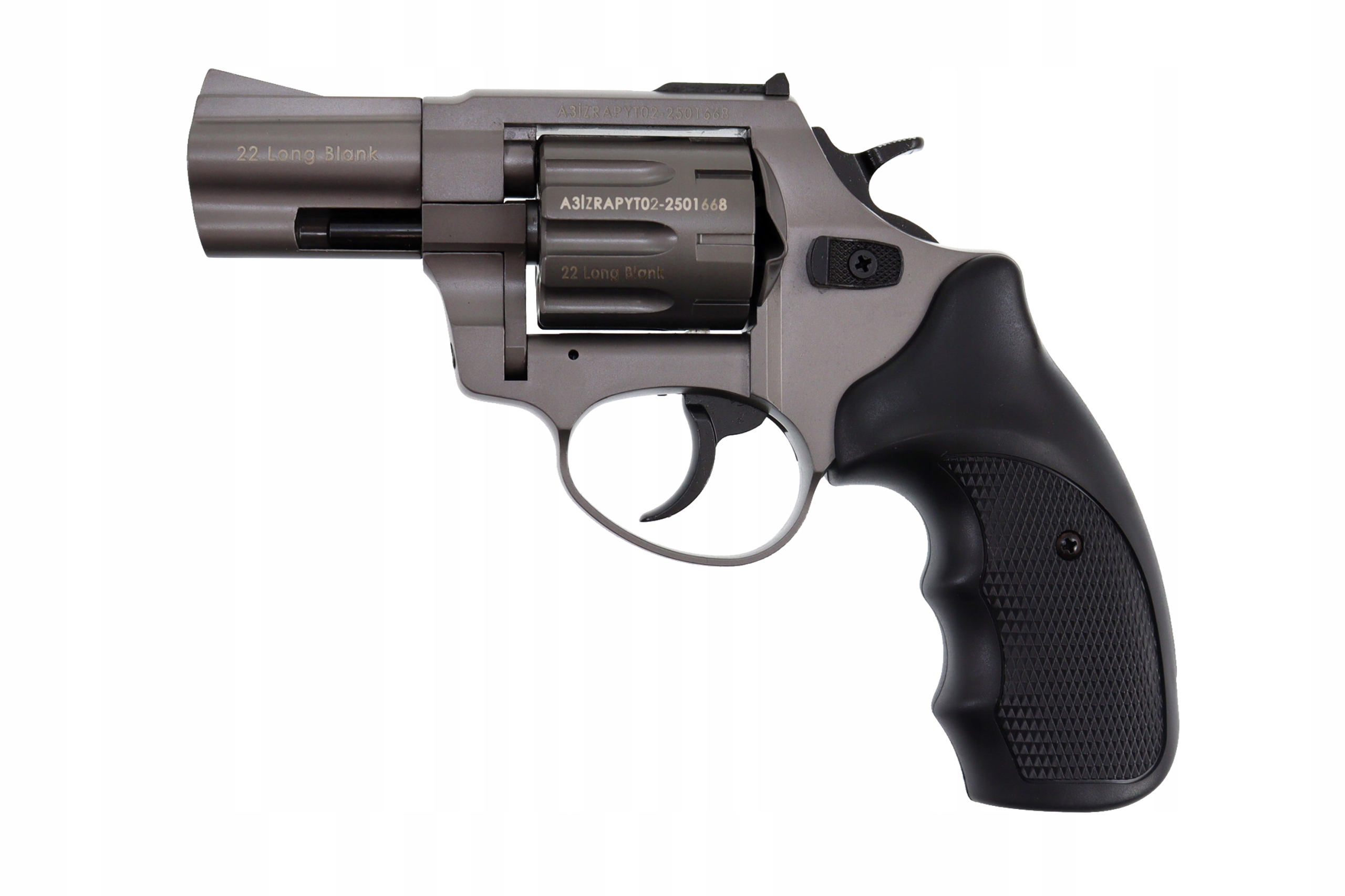 Pistolet Hukowy Rewolwer Hukowy Zoraki R1-K6L Bez Zezwolenia Szary Tytanowy