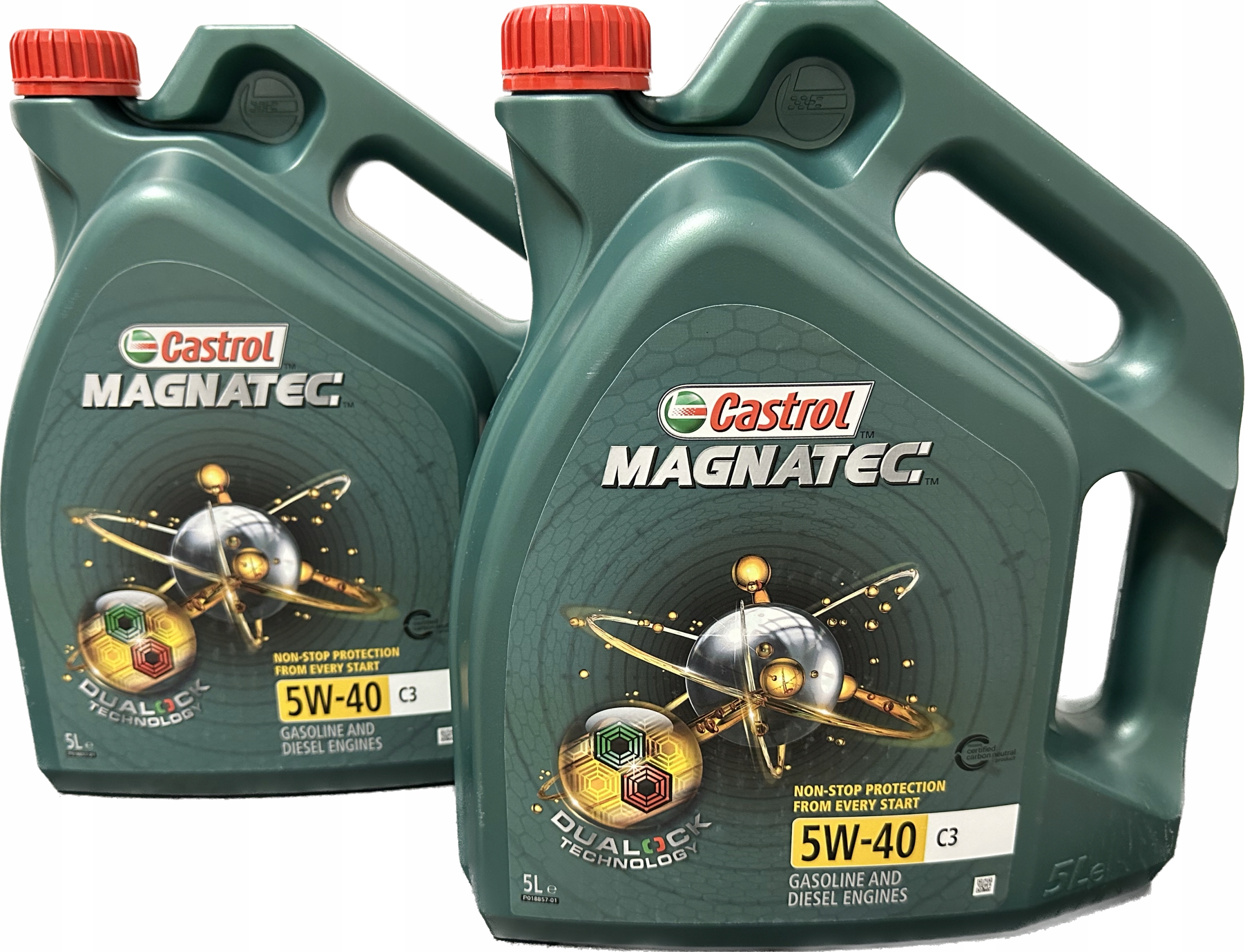 

2X Castrol 5W40 5L. Magnatec "C3"