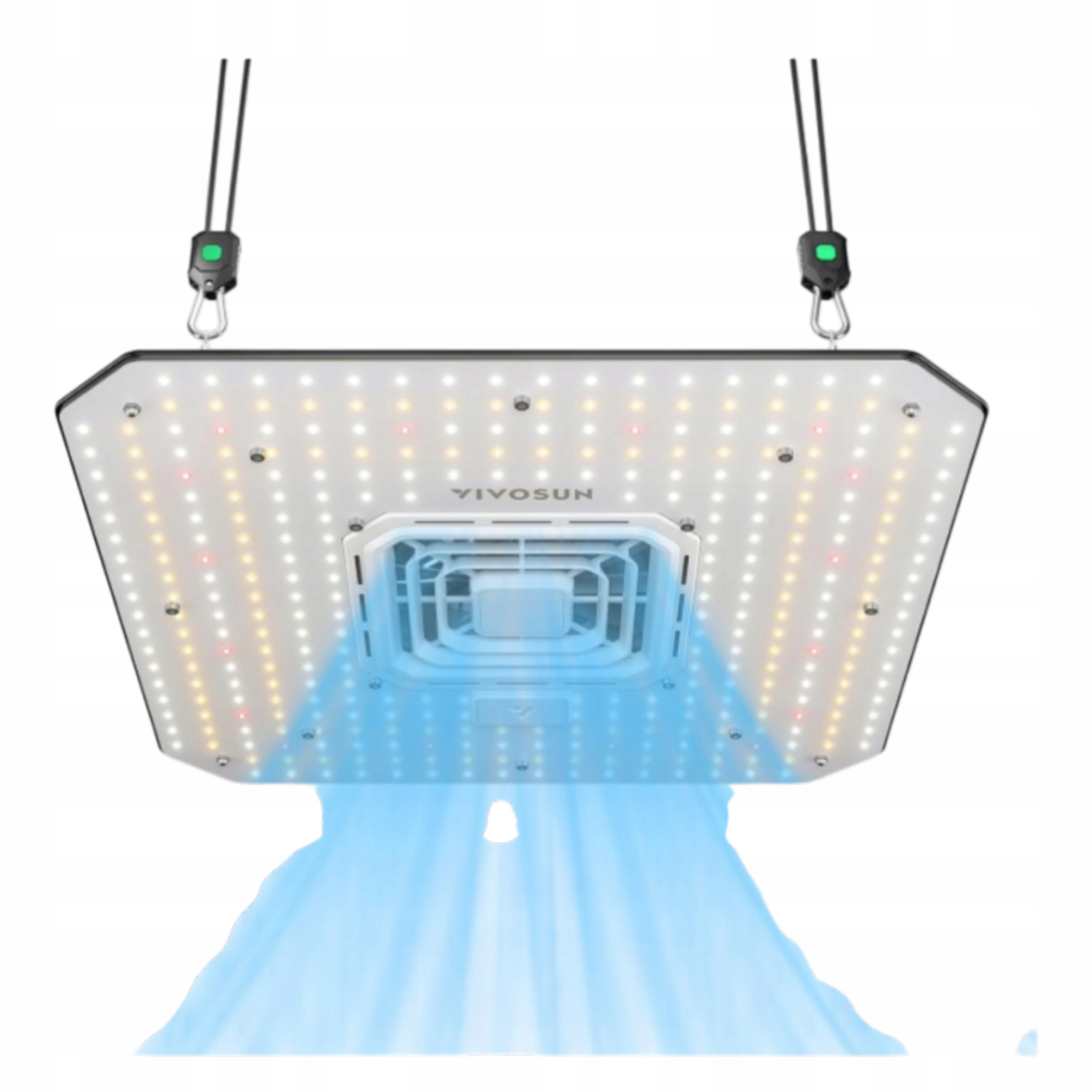 Led lampa na pestovanie rastlín 100 W s energeticky úsporným cirkulačným ventilátorom
