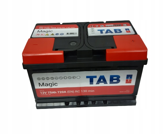 TAB Magic Batterie 189072 12V 75Ah 720A B13 Bleiakkumulator 57510, 56318