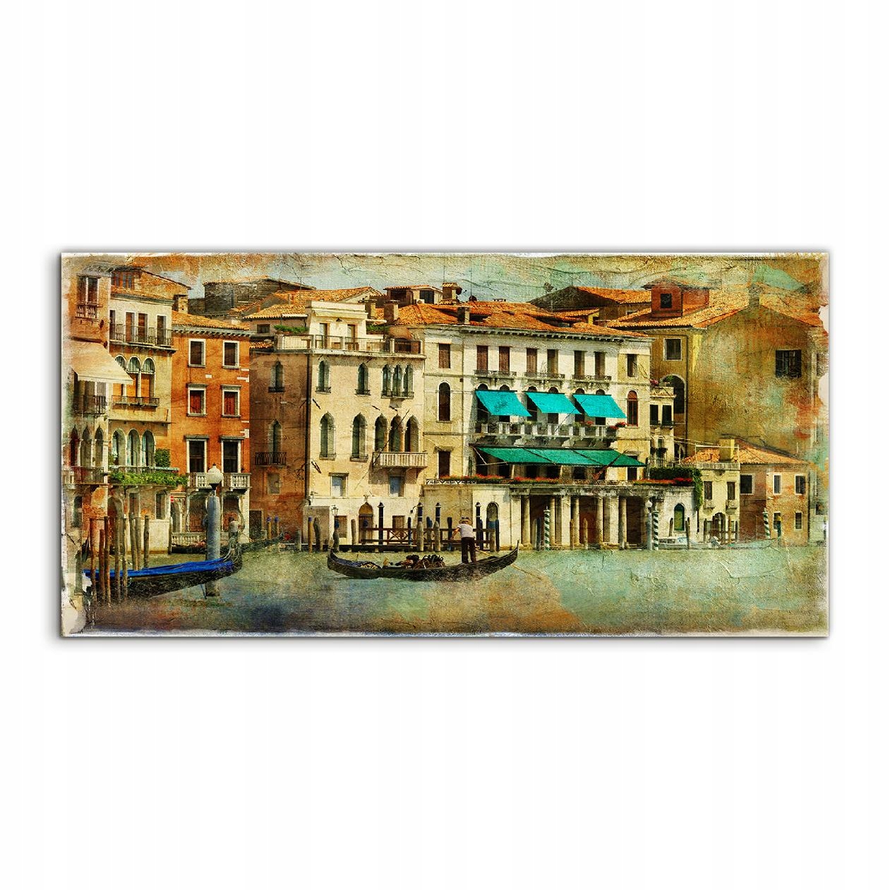 Akrylový fotoobraz 140x70 s grafikou Benátky Krajina