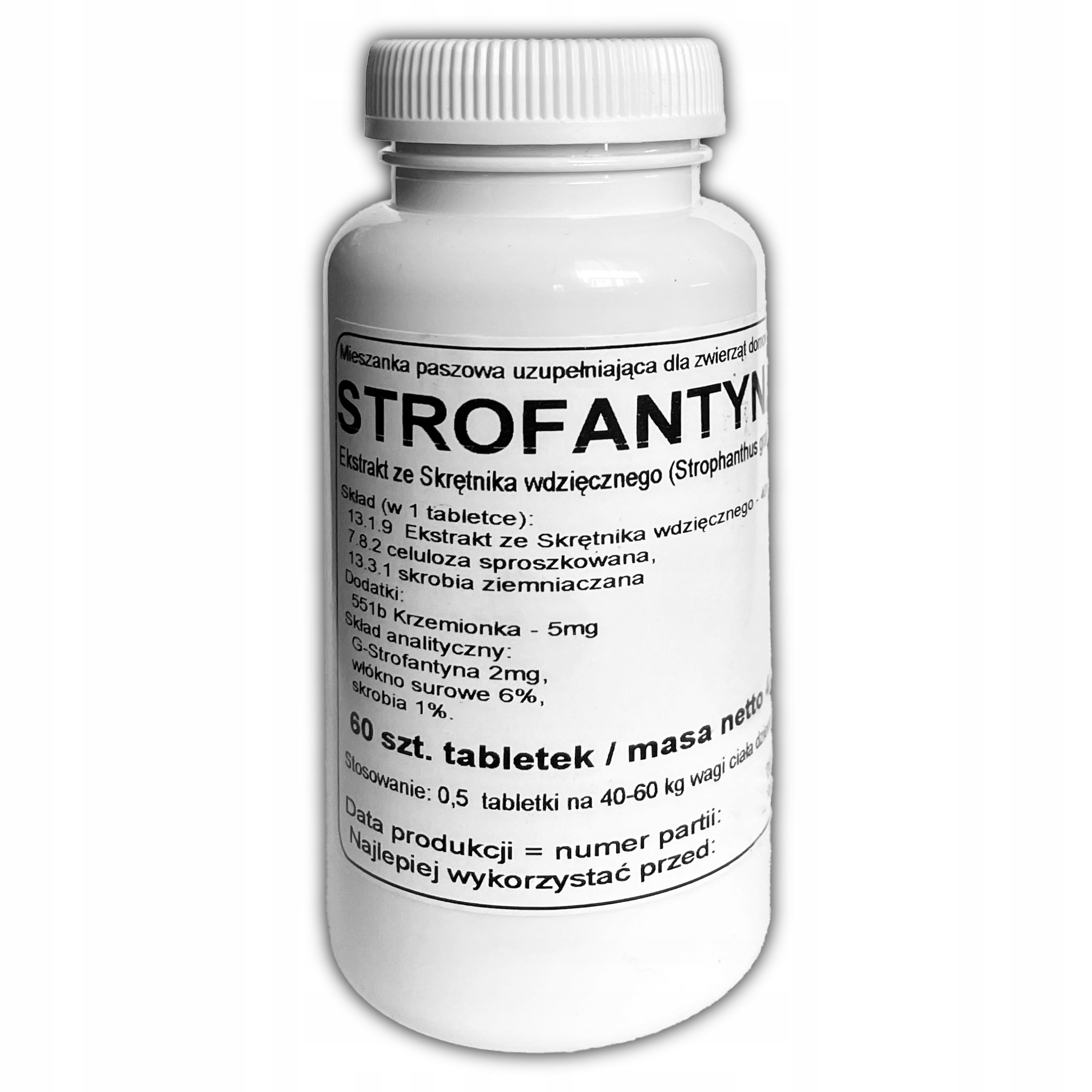 Strofantyna ekstrakt tabletki 60 szt.Podkowa