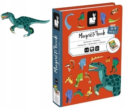 

Magnetyczna Układanka Dinozaury Magnetibook Janod