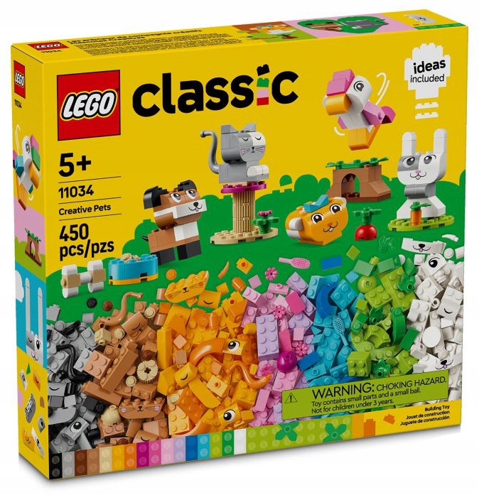 Lego 11034 Classic – Kreativní Zvířátka