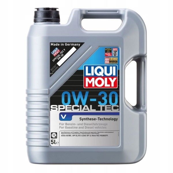 Liqui Moly Olej 0W30 5L Special Tec V Volvo Sl/cf A5/B5 GF-3 VCC