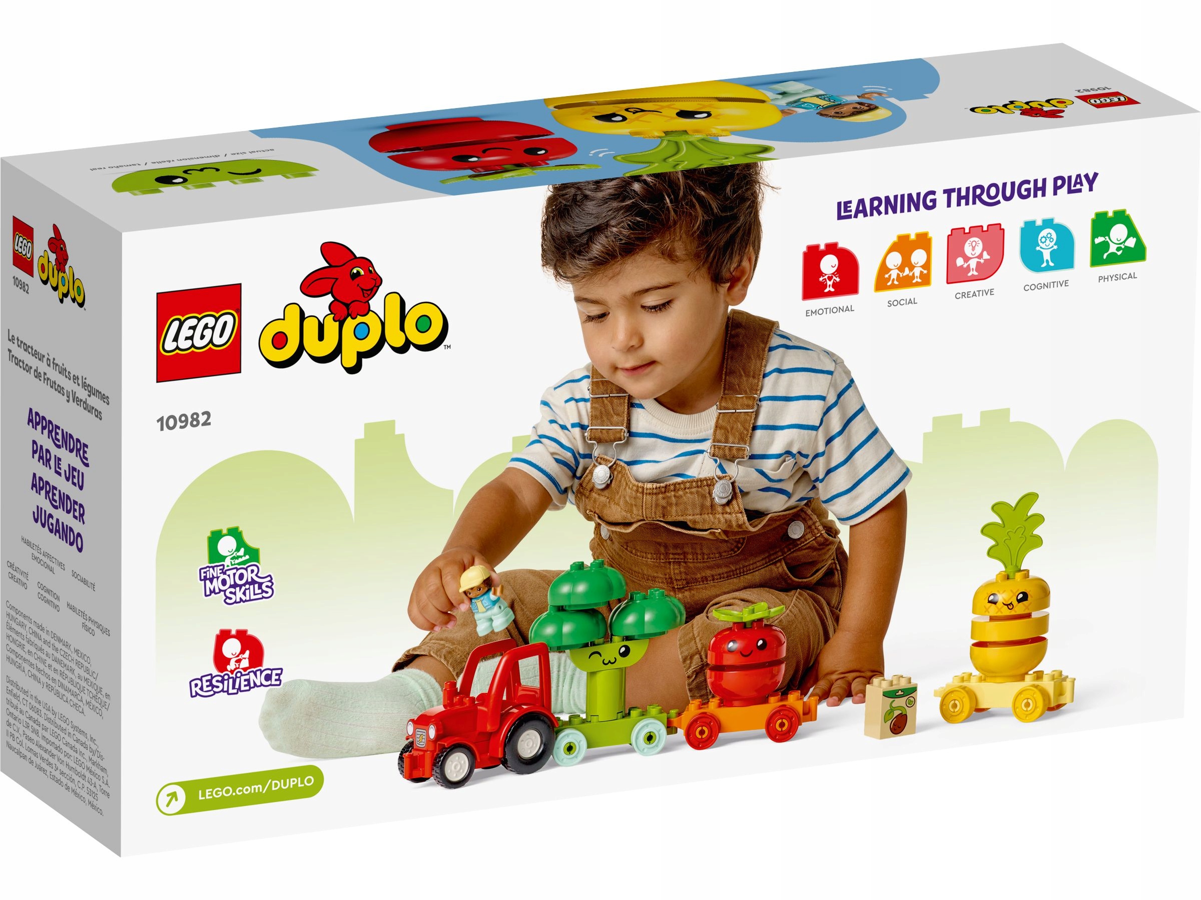 LEGO DUPLO 10982 TRAKTOR Z WARZYWAMI I OWOCAMI zestaw klocków +18 m-cy Numer produktu 10982