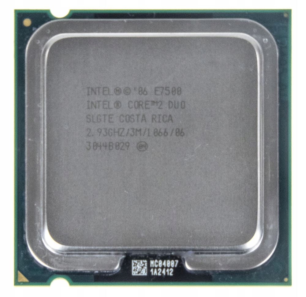 Intel Core 2 Duo E7500 2,93 GHz-es Slgte LGA775 processzor