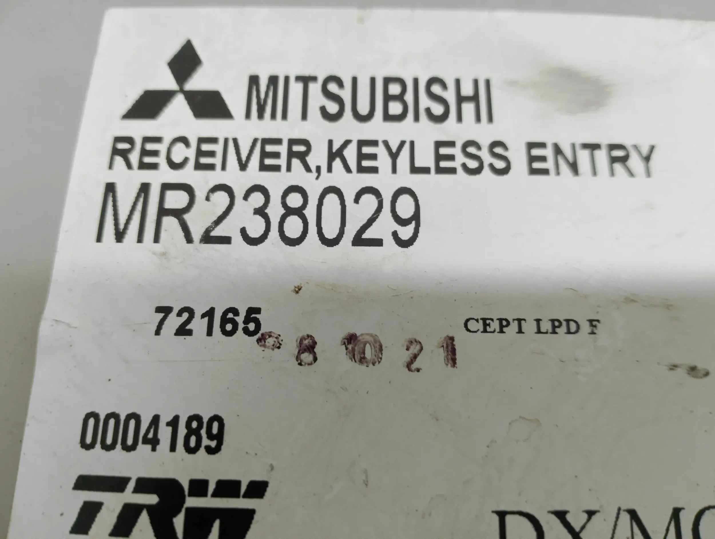 Mitsubishi Space Star 2001 Moduly komfortu