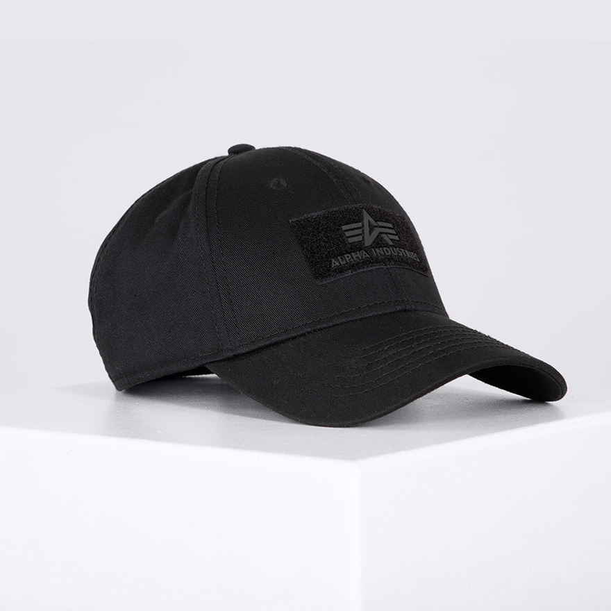 Kšiltovka Velcro Cap black