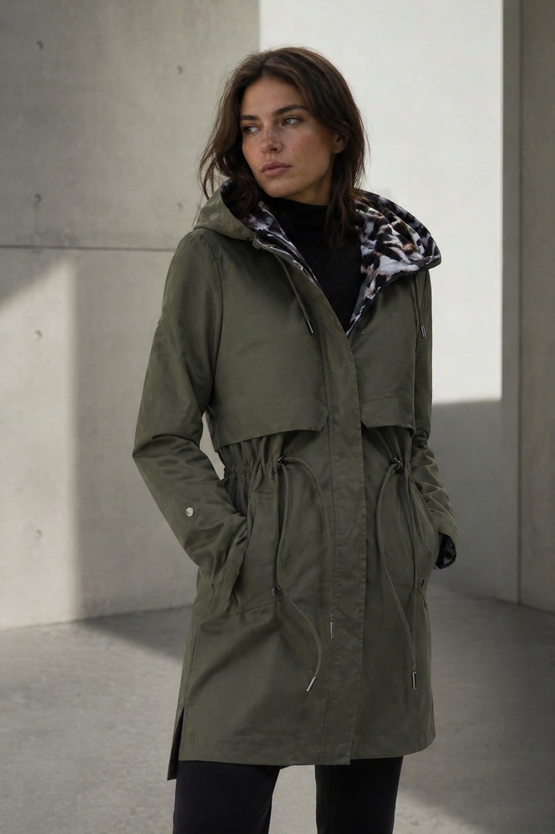 Bunda A'la Parka B8521 Khaki S (36)