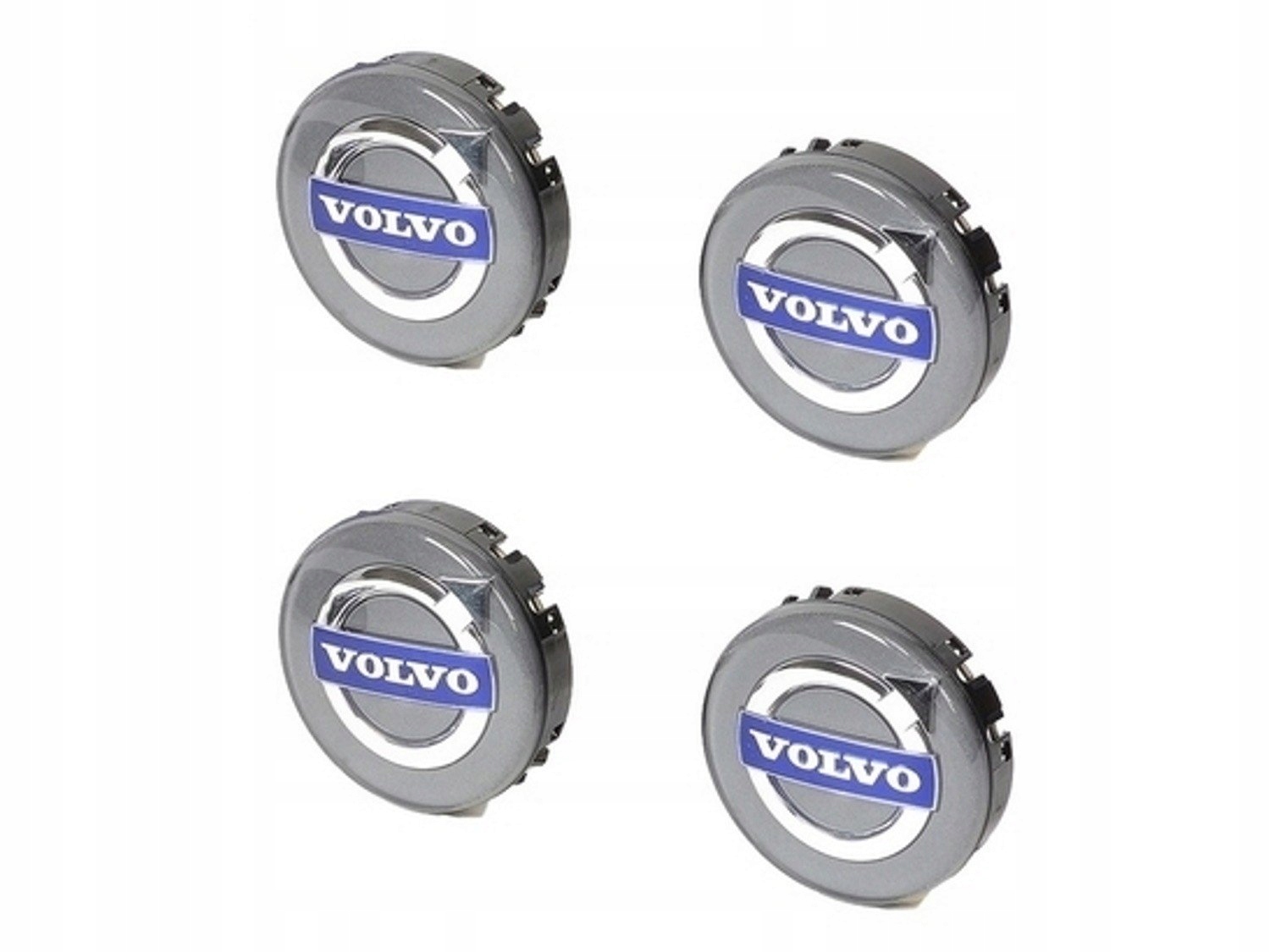 Volvo ковпачки для алюмінієвих дисків OE сірий 4шт