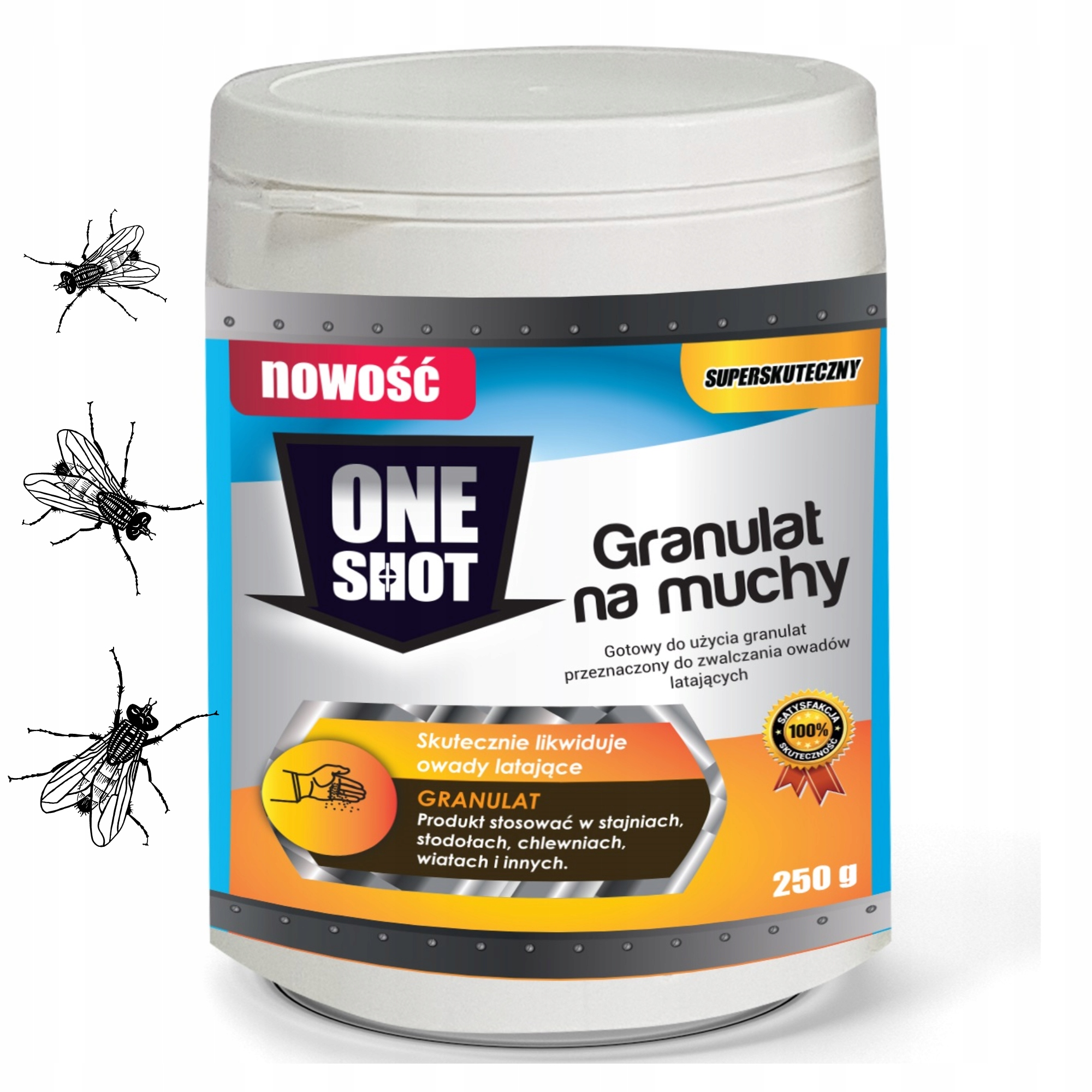 

One Shot Granulat Na Muchy 250g azametifos chlew