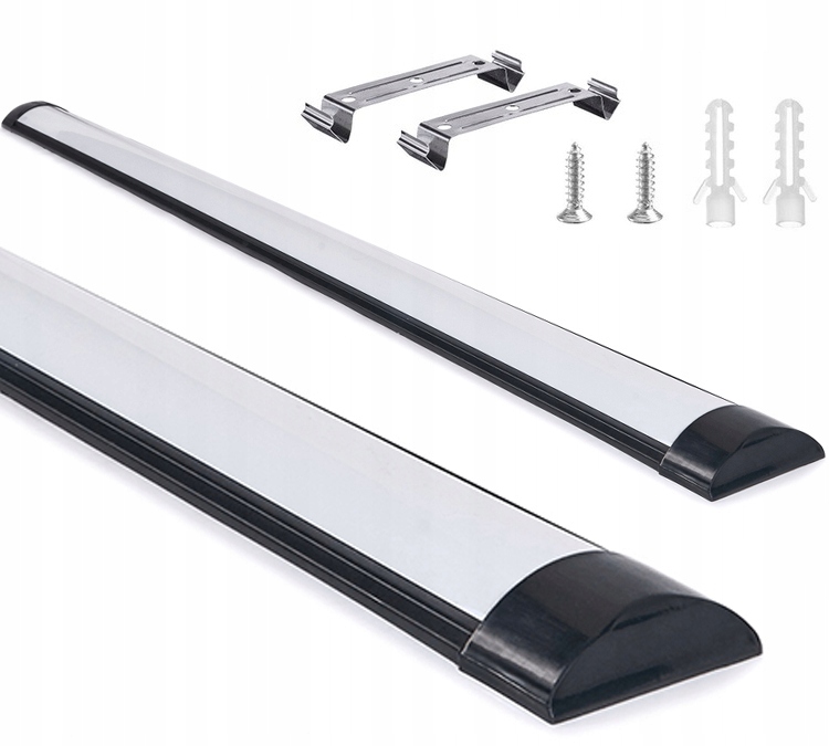 4x Lampa LED Oprawa Natynkowa 120 cm 36W Panel czarny SuperLED 4000K Kod producenta 2934