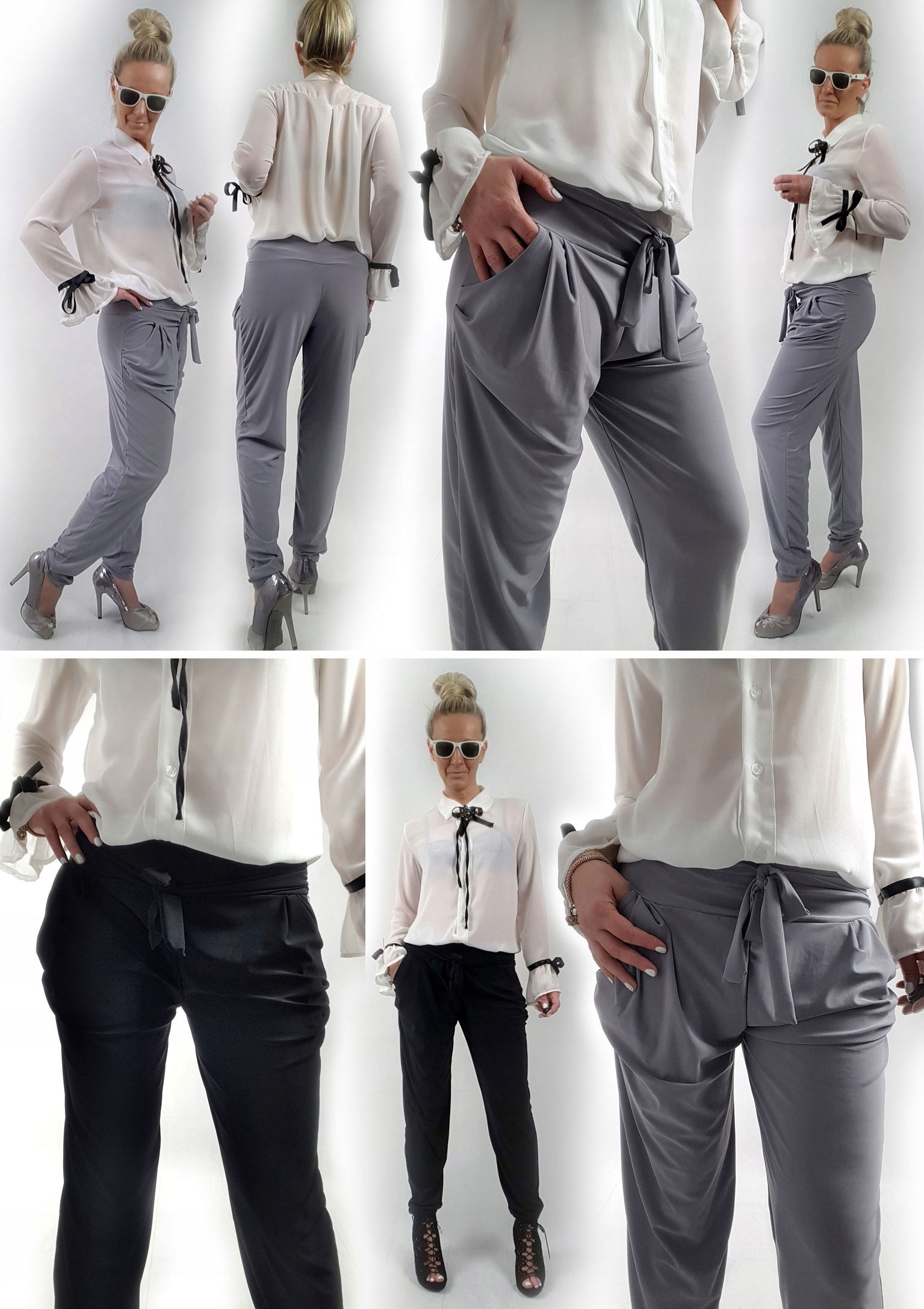 SPODNIE HAREMKI CYGARETKI BRYCZESY ALLADYNKI BAGGY Marka inna