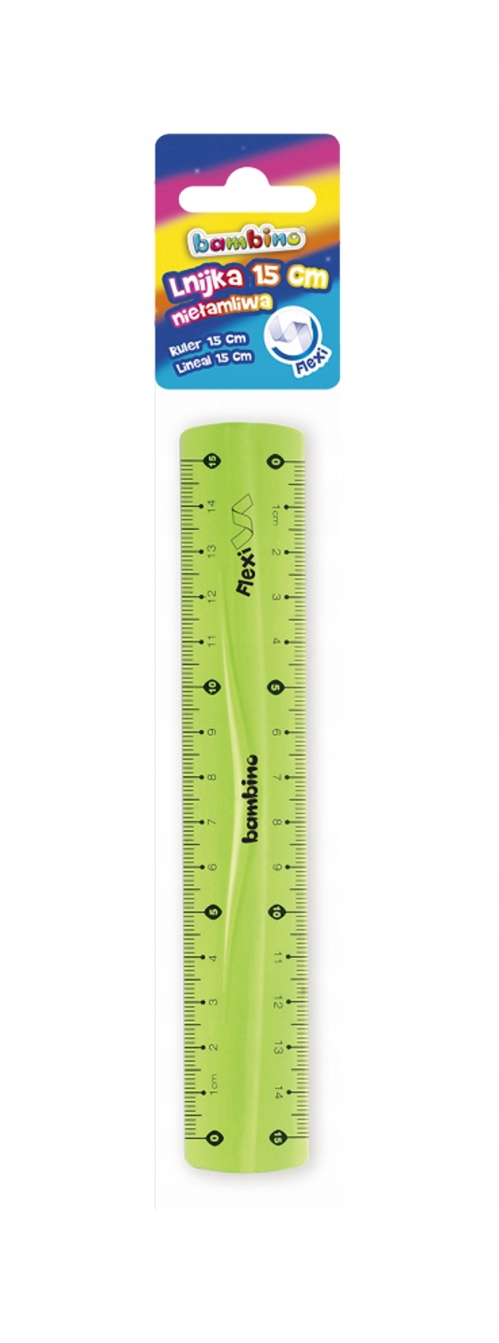 Linijka 15 cm flexi Bambino