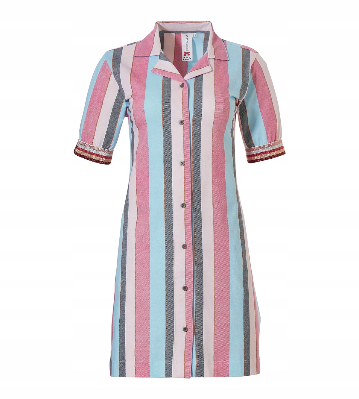 Rebelle 11221-407-6 košile noční rozepínací 40