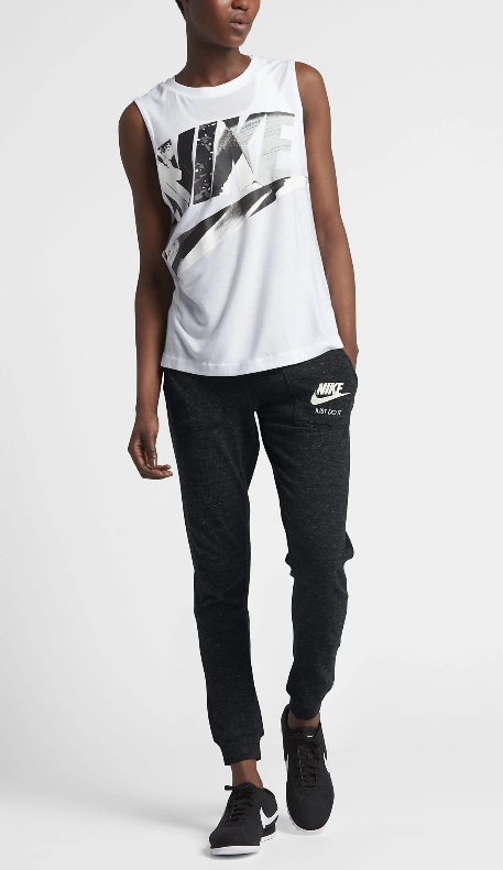 Женские спортивные штаны Nike GYM VINTAGE BLACK3XL модель CN6902-010