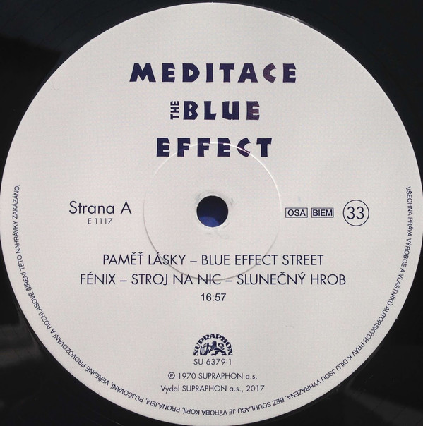 BLUE EFFECT Meditace LP Wykonawca BLUE EFFECT Blue Efekt, Modry Efekt