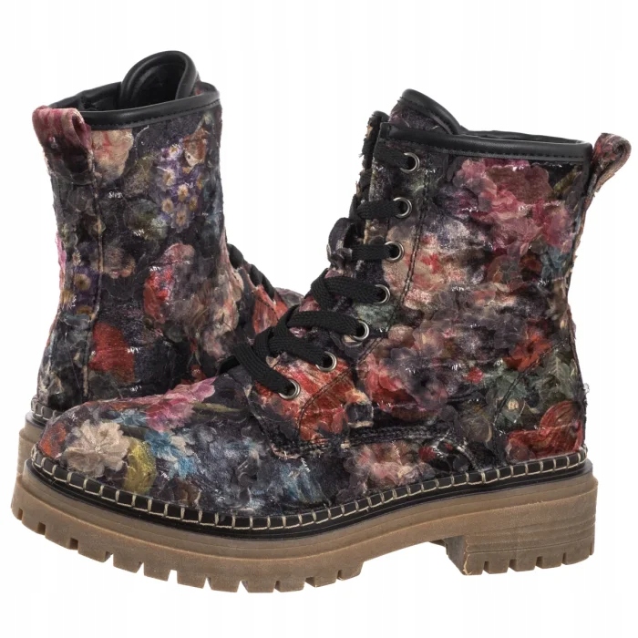 Dámské boty Kotníkové Boty Kanady Artiker Multicolor 57C1054 Černé