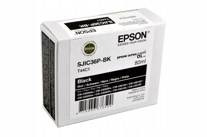 Tusz Black Epson SJIC36PK SJI-C36PK SJIC-36PK T44C1 C13T44C140