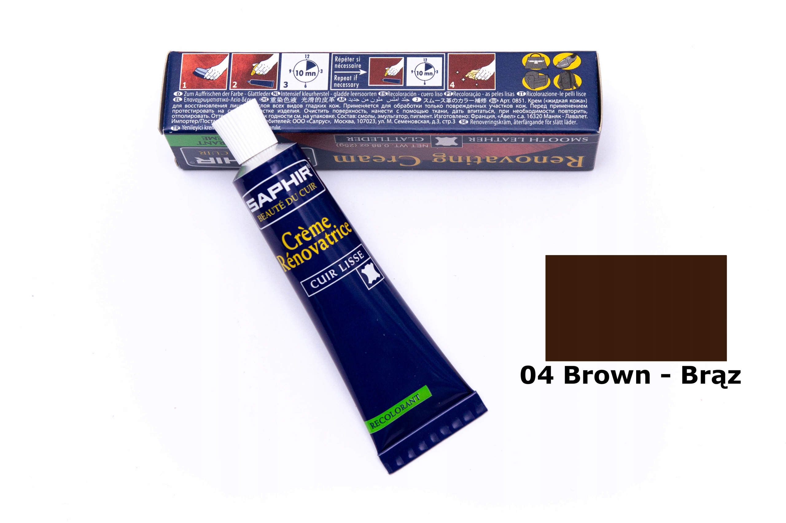

Saphir Renovating Cream Krem Do Renowacji Skór