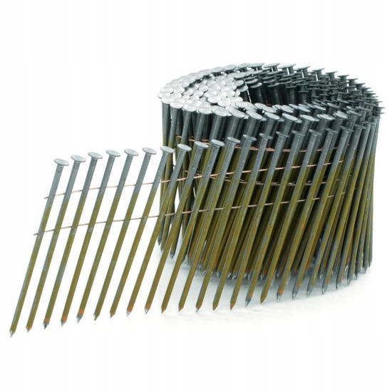Hřebíky do bubnové hřebíkovačky spojené drátem 16° Cnw 2.8/70 mm Bk Prebena 6.000ks