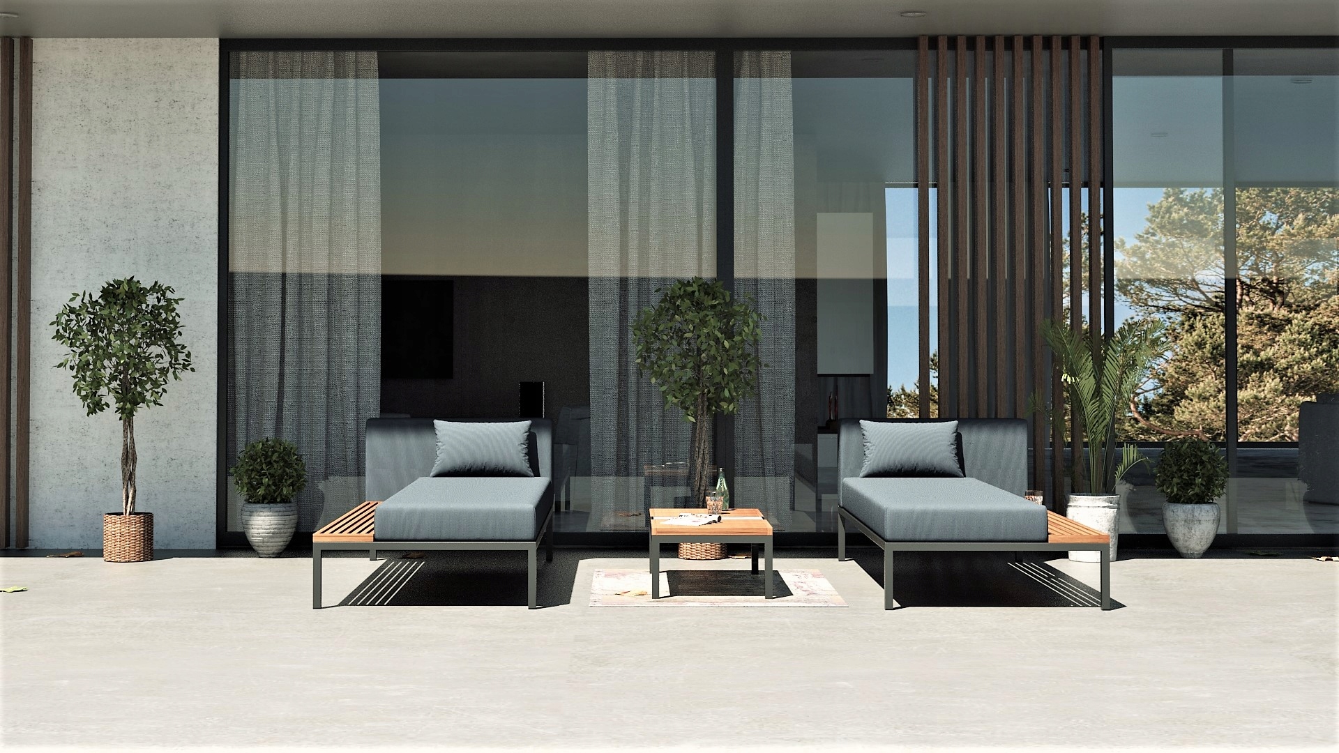 ZESTAW MEBLI OGRODOWYCH VIVO GRAFIT - NOWA CENA!!! EAN (GTIN) 60962246916700