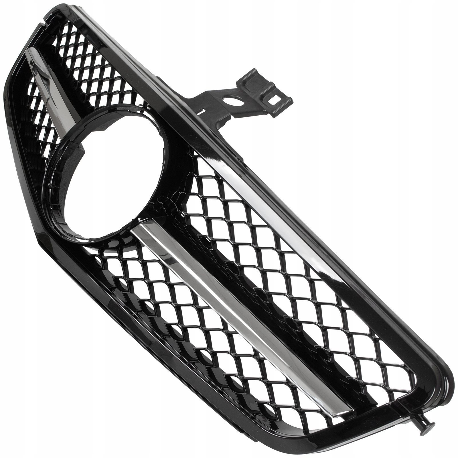 Mercedes W204 C204 Cklasa 2007-2014 Grill Atrapa Gt Černý Lesk Chrom