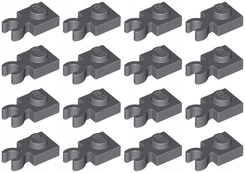 

Lego 4085d Płytka 1x1 szara ciemna (6g) 16 szt