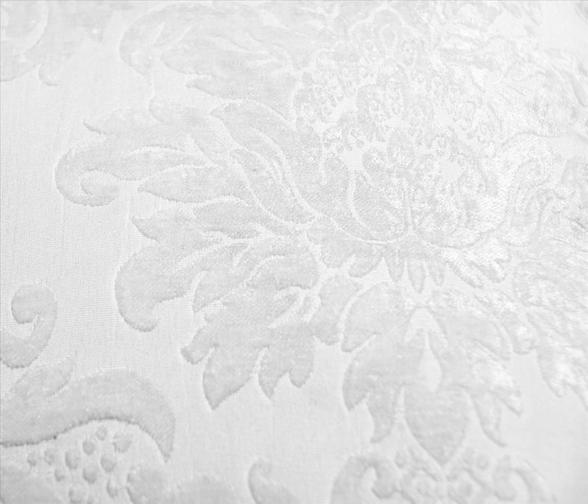 OBRUS 180 KOŁO POLIESTER BIAŁY ŻAKARDOWY Typ obrus