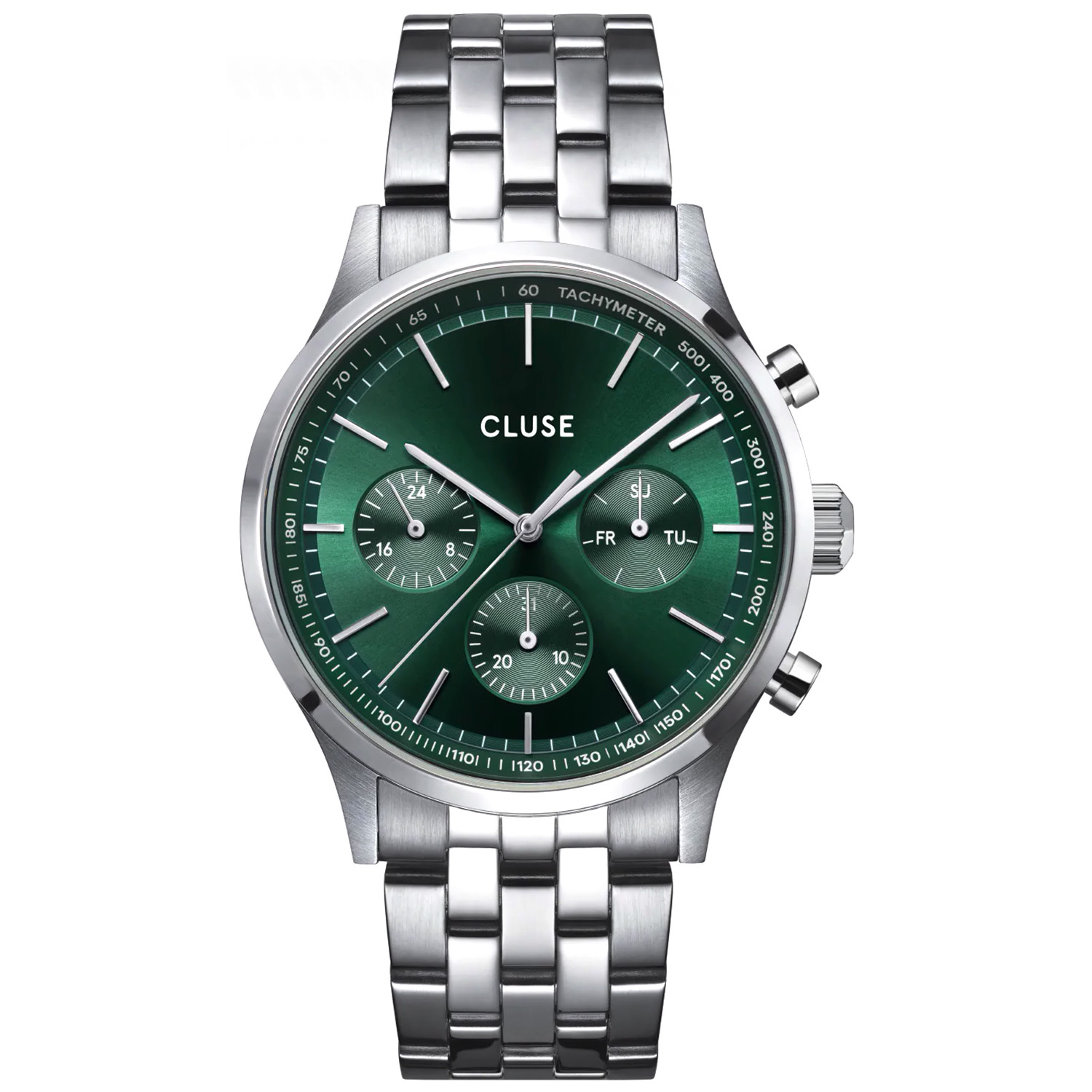 Pánské Hodinky Cluse CW21002 stříbrný náramek