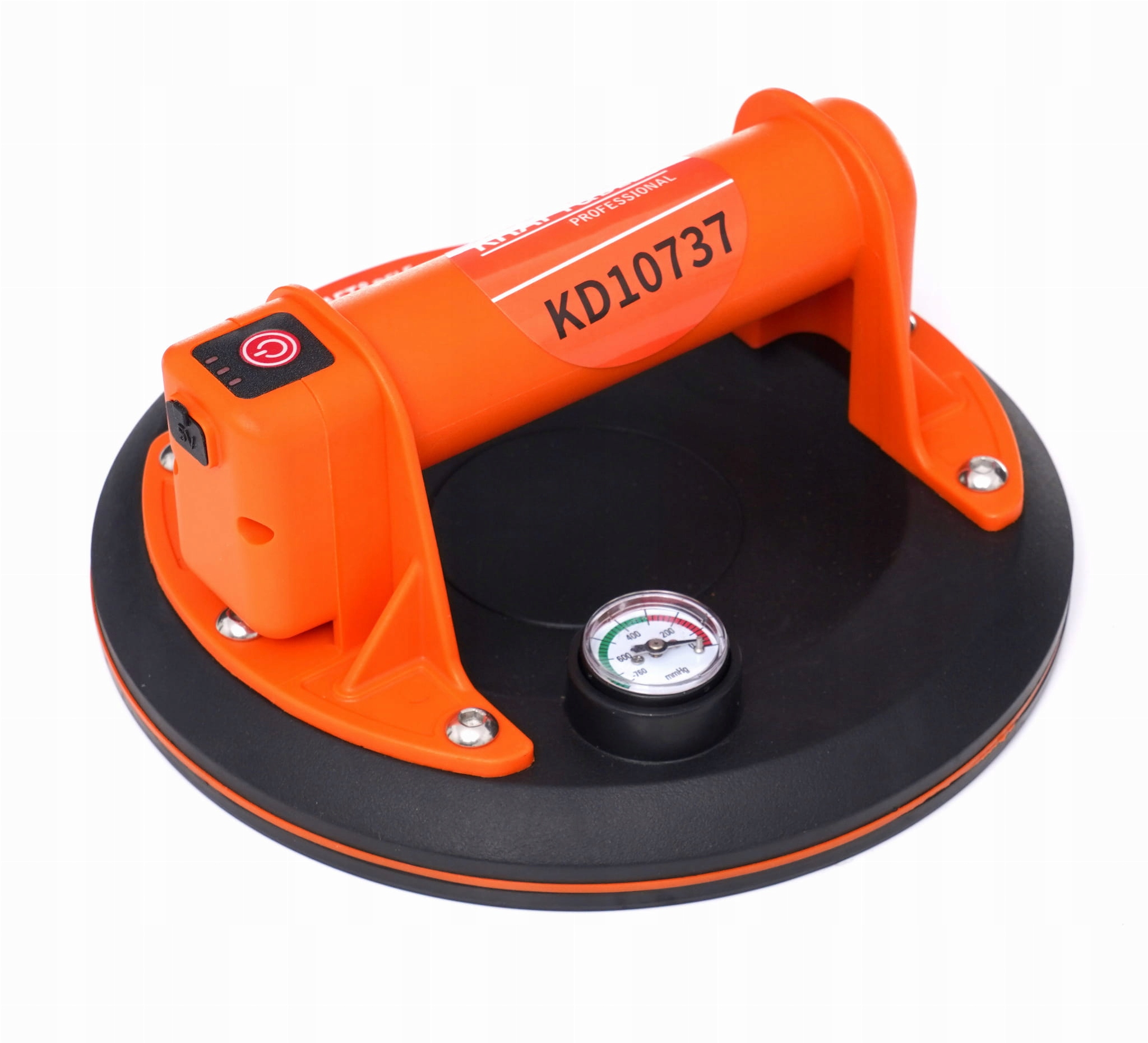 Przyssawka Automatyczna Do Glazury Płytek Szyb Manometr 200mm Akumulatorowa