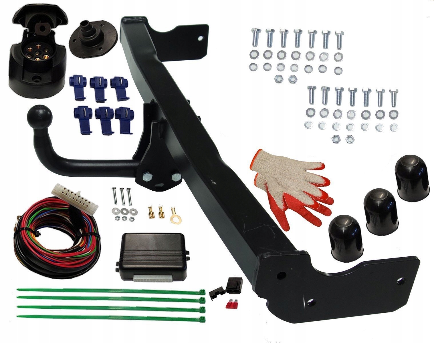 2100KG+90KG HAK HOLOWNICZY+MODUŁ +ADAPTER TOYOTA RAV4 III 3 2006-13 z KOŁEM Producent Bizub Hak-Pol