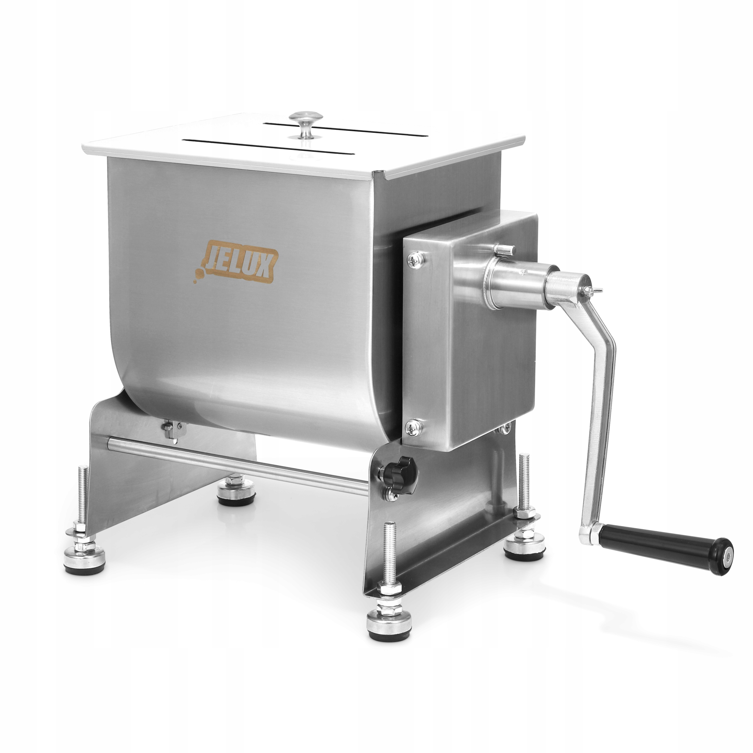 Nerezová míchačka na náplň 10 l s naklápěcí převodovkou Jelux