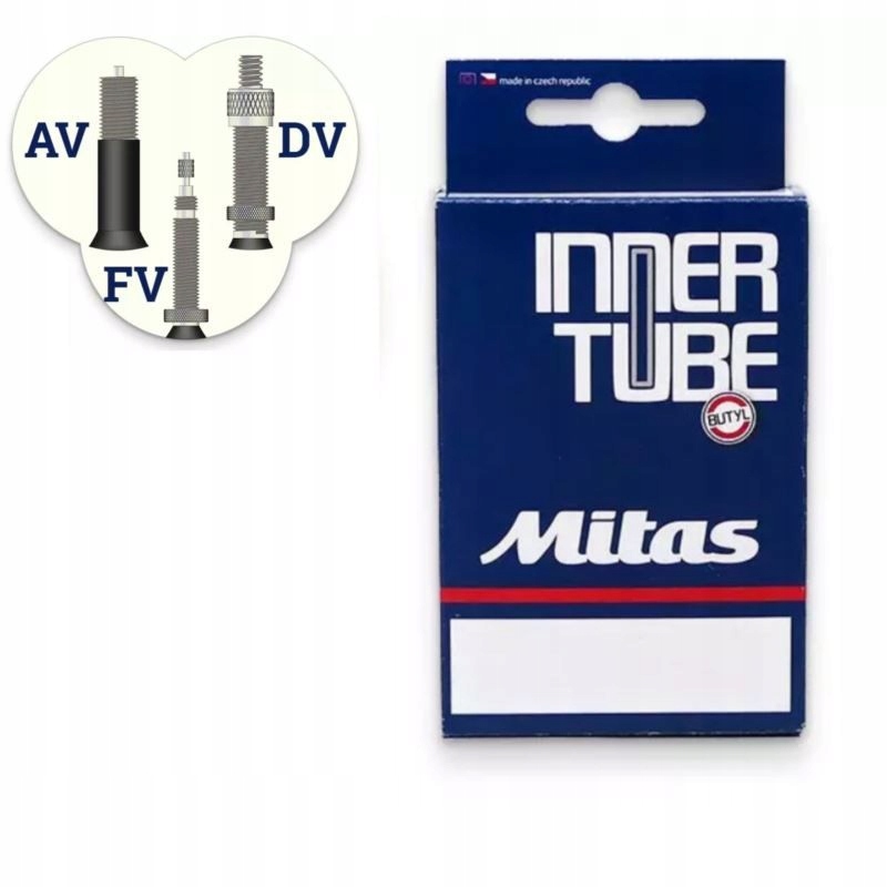 

Dętka rowerowa Mitas 29x2.45-3.00 75-622 Plus AV40